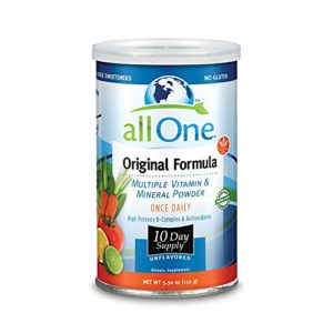 allOne® Multiple Vitamin   Mineral Powder  Original Formula   Once Daily Multivitamin  Mineral   Amino Acid Supplement w 8g Protein   10 Servings